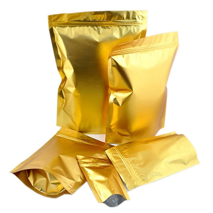 Φερμουάρ Stand Up Foil Τσάντες Τσάι