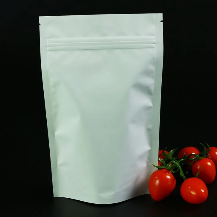Φύλλο αλουμινίου Stand Up Pouch με φερμουάρ παξιμάδια συσκευασίας τσάντα