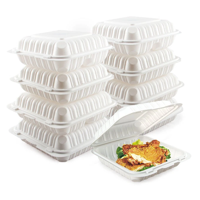 Δοχεία φαγητού Clamshell Take Out 8 X 8