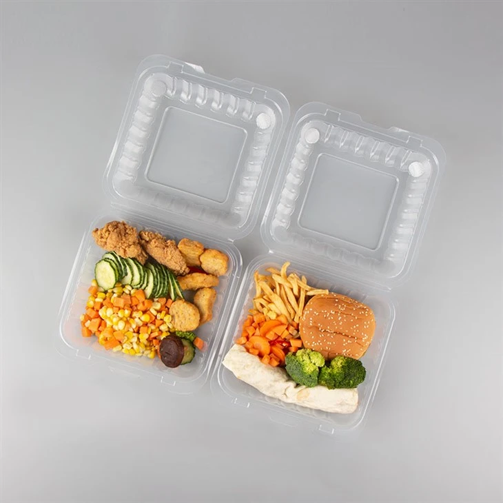 Clear Bento Box μιας χρήσης