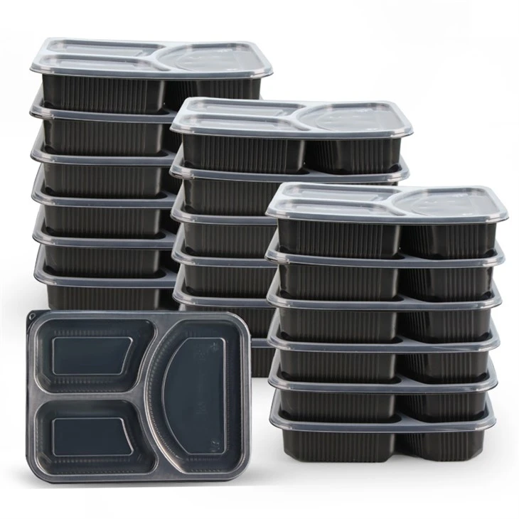 Κουτιά Bento μίας χρήσης 3 συγκρίσεων