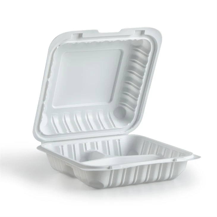 Λευκό δοχείο φαγητού για Take Away